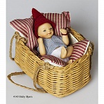 Кукла фарфоровая Birgitte Frigast Baby Bjorn, 10 см