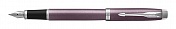 Ручка перьевая Parker IM Core Light Purple CT, толщина линии F, хром