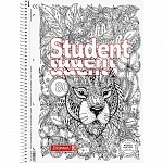 Тетрадь в точку на пружине А4 Brunnen Lion ZENart, микроперфорация, 90 гр/м2, 80 листов