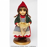 Кукла фарфоровая Birgitte Frigast Nisse, конфетница, 28 см