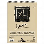 Альбом для графики Canson XL Крафт, на пружине, 90 гр/м2, 60 листов