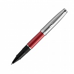 Ручка-роллер Waterman Embleme Red CT, толщина линии F, нержавеющая сталь