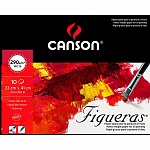 Папка для масла и акрила Canson Figueras, среднее зерно, 290 гр/м2, 24 x 32 см, 6 листов
