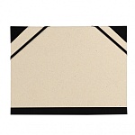 Папка Canson Carton a Dessin Brut Customisable, 2 эластичные резинки, картон, бежевая