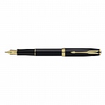 Ручка перьевая Parker Sonnet Lacquer Black GT, толщина линии F, перо: золото 18К (S0833860)