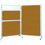 Доска пробковая 2х3 OfficeBoard, модерационная,  двусторонняя, 120 x 90 см