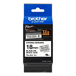 Картридж brother tze-s241 с лентой 18 мм х 8 м, пластик, усиленный клей, черный шрифт