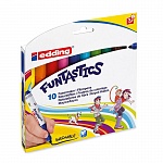 Набор детских фломастеров для рисования edding 14 Funtastics, 3 мм, 10 цветов
