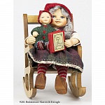 Куклы фарфоровые Birgitte Frigast Granmother Maren & Kringle, 28 см