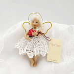 Кукла коллекционная авторская Birgitte Frigast Ангел с розой