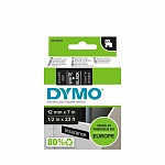 Картридж с виниловой лентой D1 для принтеров Dymo Label Manager, пластик, белый шрифт, 12 мм х 7 м