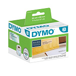 Этикетки адресные для принтеров Dymo Label Writer, прозрачные, 89 мм х 36 мм, 260 штук