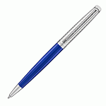Ручка шариковая Waterman Hemisphere Deluxe Blue Wave CT, толщина линии M, палладий