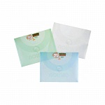 Папка-конверт Canson, пластик, 27 x 35 см, 4 белых, 3 зеленых, 3 голубых