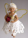 Кукла коллекционная авторская Birgitte Frigast Ангел с розой