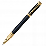 Ручка-роллер Waterman Perspective Black GT, толщина линии F, позолота 23К