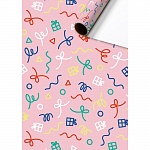 Бумага упаковочная Stewo Yoli, 0.7 x 2 м, розовая