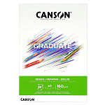Альбом для масла и акрила Canson Graduate, мелкое зерно, склеенный, 160 гр/м2, 30 листов