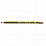 Карандаш чернографитовый Staedtler Noris, с ластиком, HB