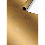 Бумага упаковочная Stewo Musca, 0.7 x 1.5 м, золотой