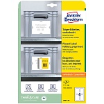 Основа для этикеток Avery Zweckform, 120 х 80 мм, 4 штуки на листе, 20 листов