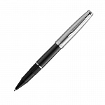 Ручка-роллер Waterman Embleme Black CT, толщина линии F, нержавеющая сталь
