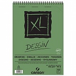 Альбом для графики Canson XL Dessin, мелкое зерно, на пружине, 160 гр/м2, 50 листов