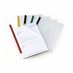 Обложка для документов А4 Durable, для использования со скрепкошинами, до 100 листов, 10 штук