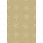 Бумага упаковочная Stewo KR Gleam Star, 0.7 x 1.5 м, золотая