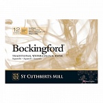 Альбом ST Cuthberts Mill Bockingford для акварели, 12 листов, склейка, 260 х 180 мм, 300 г/м2, белый