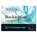 Альбом ST Cuthberts Mill Bockingford для акварели, склейка, 12 листов, 180 х 130 мм, 300 г/м2, белый