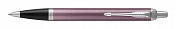 Ручка шариковая Parker IM Core Light Purple CT, толщина линии M, хром