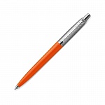 Ручка шариковая Parker Jotter Color Orange, толщина линии M, нержавеющая сталь, блистер
