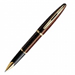 Ручка-роллер Waterman Carene Marine Amber GT, толщина линии F, позолота 23К