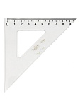 Угольник Domingo Ferrer, 45°/45°, длина 15 см, шкала 10 см, акрил