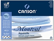 Бумага для акварели Canson Montval, среднее зерно, 300 гр/м2