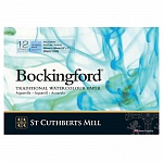 Альбом ST Сuthberts Mill Bockingford для акварели, склеенный, 12 листов, 26 х 18 см, 300 г/м2
