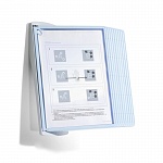 Демосистема настенная Durable Sherpa Bact-O-Clean Wall 10, 10 демопанелей, пластик, А4