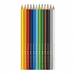 Набор карандашей цветных Carandache School line, Aquarellе, 12 цветов