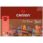 Альбом для пастели Canson Mi-Teintes Touch, склеенный, 355 гр/м2, 4 цвета, 12 листов