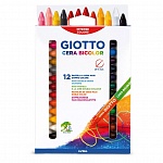 Набор мелков восковых цветных Giotto Cera Bicolor, двусторонние, 12 цветов