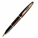 Ручка перьевая Waterman Carene Marine Amber GT, толщина линии F, позолота 23К, перо: золото 18К