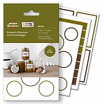 Этикетки для банок Avery Zweckform Living с защитной лентой, разные форматы, 5 листов