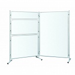 Доска магнитно-маркерная 2х3 OfficeBoard, модерационная, двусторонняя, 120 x 90 см