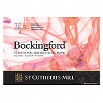 Альбом ST Cuthberts Mill Bockingford для акварели, склеенный, 12 листов, 297 x 420 мм, 300 г/м2, А3